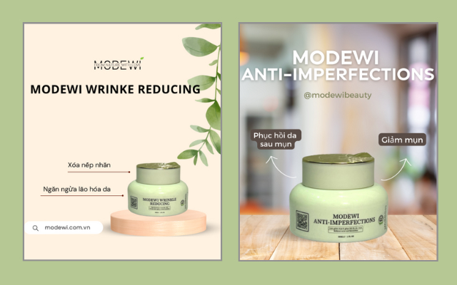 dòng kem dưỡng ẩm Modewi